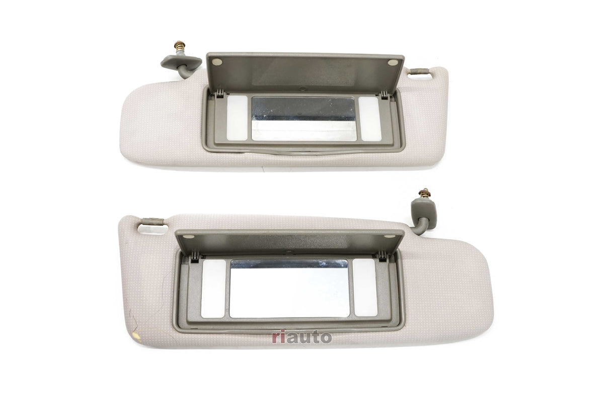 Audi Coupe S2 Sunvisors Left Right Light Grey 895857552 895857551