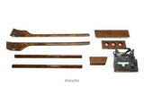 Audi 80 B4 Avant Wurzelholz Nussbaum Holzleisten Wooden Decoration Trims Walnut Quattro 1
