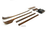 Audi 80 B4 Avant Wurzelholz Nussbaum Holzleisten Wooden Decoration Trims Walnut Quattro 2