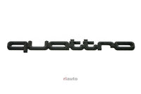 Audi QUATTRO Emblem Badge 80 90 100 200 Coupe Sport B3 B4 C3 C4 893853737C BLACK
