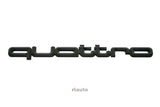 Audi QUATTRO Emblem Badge 80 90 100 200 Coupe Sport B3 B4 C3 C4 893853737C BLACK