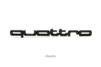 Audi QUATTRO Emblem Badge 80 90 100 200 Coupe Sport B3 B4 C3 C4 893853737C BLACK