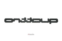 Audi QUATTRO Emblem Badge 80 90 100 200 Coupe Sport B3 B4 C3 C4 893853737C BLACK