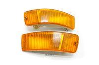 Audi 80 B4 Coupe Cabrio Typ 89 S2 Turn signals yellow orange 895953050A 895953049A 2