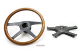 MOMO Typ ML38 38cm KBA 70100 Lederlenkrad Lenkrad Holzlenkrad