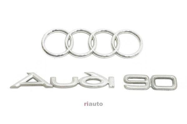 Audi 90 B3 Chrome Rings and letters 443853742 8A0853743E 8A0853749A